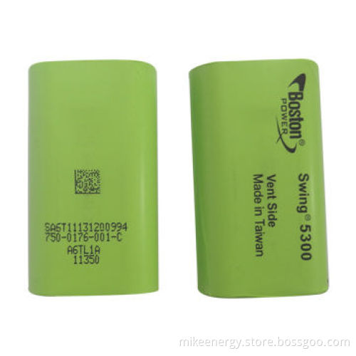 Li-ion Battery Packs with 3.7V Nominal Voltage and 5,300mAh Capacity